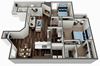 2 Bed 2 Bath Floor Plan 2 Bed 2 Bath Floor Plan at Glen at Mesa, Mesa, 85201